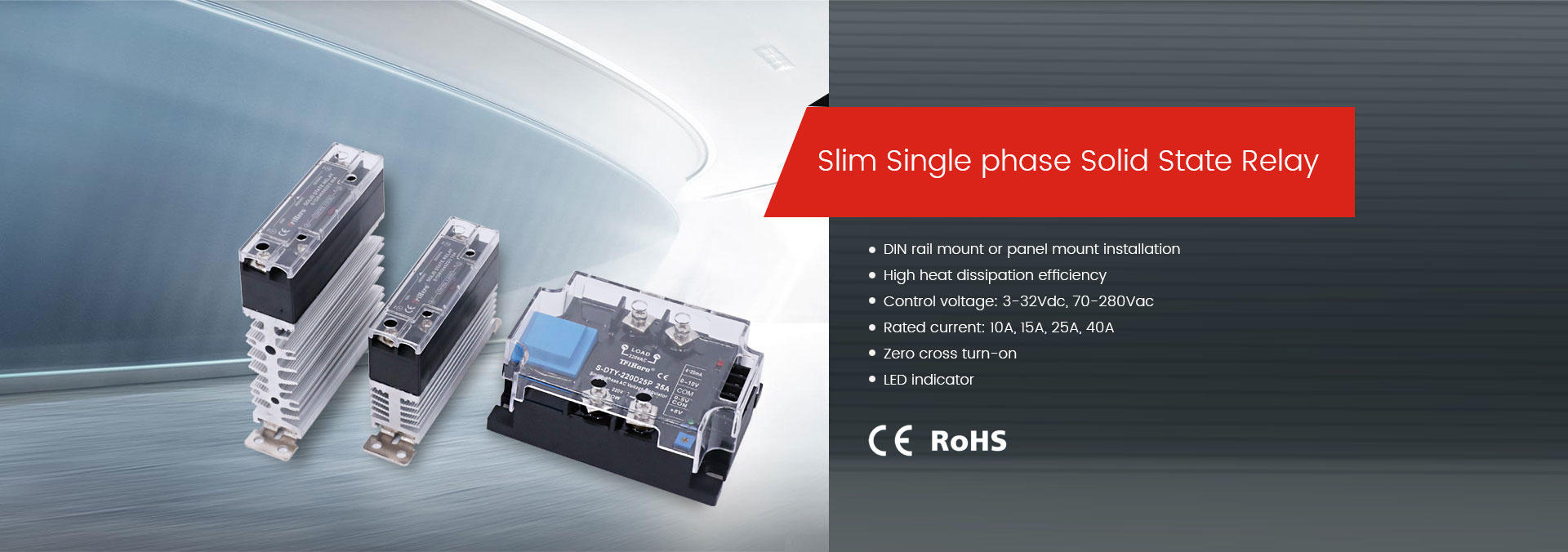 Slim Single phase Solid State Relay
